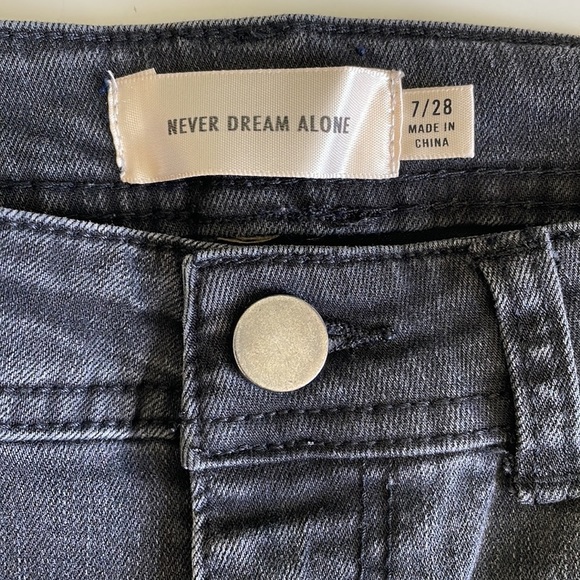 never dream alone skinny stretch high rise ankle jeans size 7/28 - Picture 4 of 9
